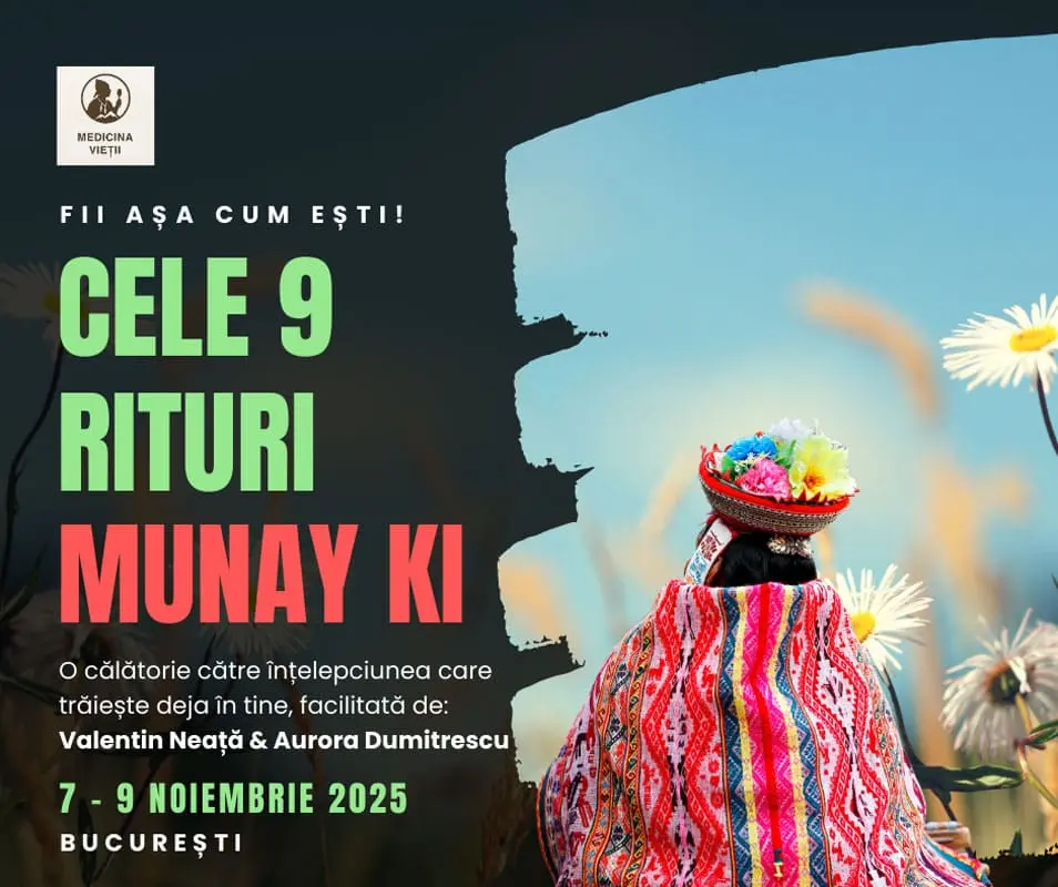 Cele 9 Rituri Munay-Ki Călătorie șamanică urbană noiembrie 2025